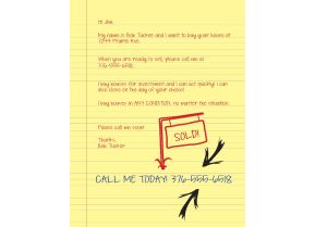 Yellow Notebook Letter - Color