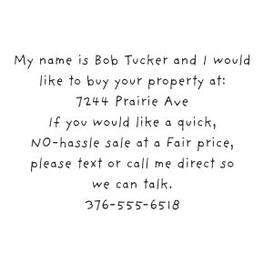 Handwriting Card Postcard