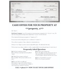 81299 Cash Offer Letter - Black & White