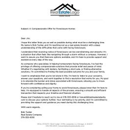 Foreclosure Letter - Color