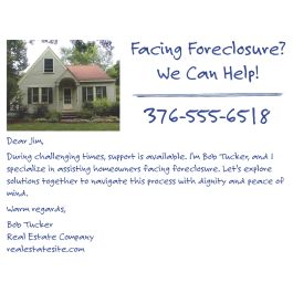 Foreclosure Postcard