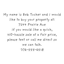 Handwriting Card Postcard