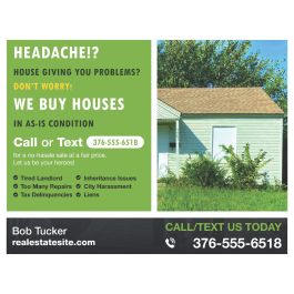 Housing Headache Postcard