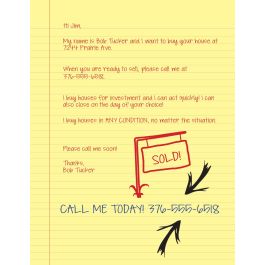 Yellow Notebook Letter - Color